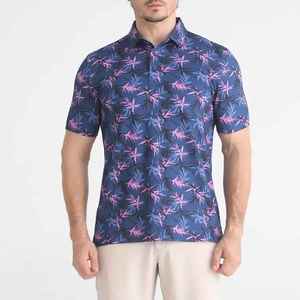 Polo de secado rápido para hombre, camisas de sublimación de talla grande con estampado antiarrugas, última llegada, camiseta Polo de sublimación para hombre - Product Image 1