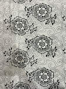 Tela de Algodón Orgánico Ligera, No Tejida, Estampada a Mano en India, Personalizable, Blanca, para Vestidos, Cortinas, Camisas, Bolsos - Product Image 4