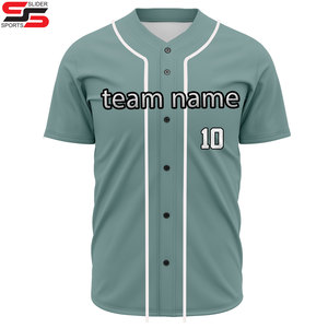 Sweat-shirt de baseball avec impression par sublimation thermique, maille respirante, broderie personnalisée, maillot de baseball personnalisé - Product Image 4