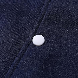 University Premium Quality Varsity Jacket Custom Logo Embroidery <b>Button</b> Decoration CollegeBaseballjacket for men DDP Shipping - Product Image 5