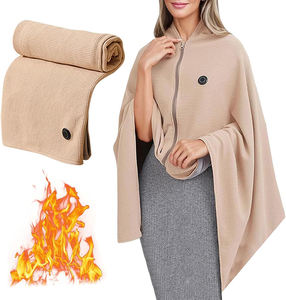 Electric Heating Shawl USB Powered Portable Zipper <b>Blanket</b> for Car <b>Outdoor</b> Camping Office Winter Warmth Washable Soft <b>Blanket</b> - Product Image 6