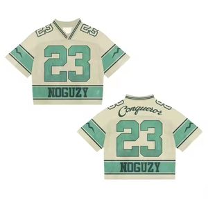 Logotipo personalizado Camisetas de fútbol americano Uniforme de fútbol americano 100% Poliéster Precio al por mayor Ropa de fútbol - Product Image 1