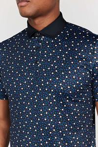 Polo de calidad de fabricante para hombre, camiseta transpirable elástica de poliéster con estampado de sublimación de golf, camisetas de polo OEM - Product Image 5