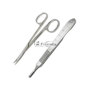 Ensemble allemand de ciseaux à pansements chirurgicaux en acier inoxydable Les fabricants professionnels ont fabriqué des ensembles de pansements pour la vente - Product Image 6