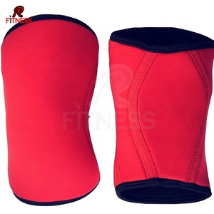 Genouillères de compression en néoprène noir et rouge de haute qualité, respirantes et légères pour le soulagement de la douleur et la musculation - Product Image 5