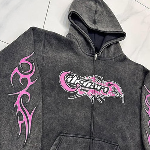 Sweat à capuche personnalisé pour homme OEM, imprimé sérigraphie, en coton mélangé, sans cordon, de haute qualité pour homme - Product Image 2