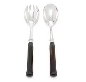 Juego de servidor de ensalada de resina epoxi de calidad superior, utensilios hechos a mano para cuchara de comedor y tenedor, tenedor de cuchara de lujo duradero - Product Image 4