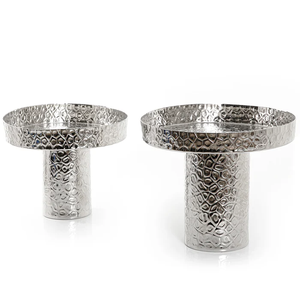Soporte de exhibición de pastel con base de alambre para bodas y fiestas en casa Uso de eventos JUEGO DE 2 Soporte de servidor de postre de forma redonda de diseño fabuloso - Product Image 6