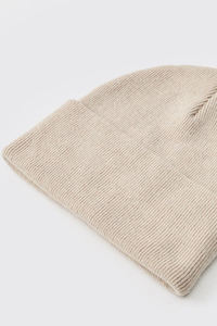 Top Design à la mode unisexe couleur unie Jacquard tricoté 100% laine Beanie chaud hiver personnalisé broderie Logo caractère extérieur - Product Image 5