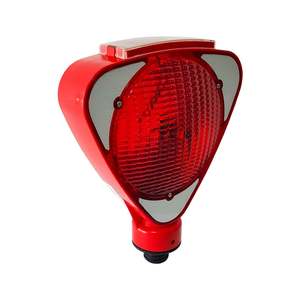 Juego de 5 Lámparas LED Solares Intermitentes Rojas, Productos de Señalización de Tráfico - Product Image 4