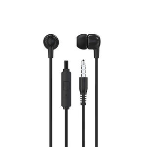 Conector auricular negro de 3,5mm con interfaz de micrófono - Product Image 1