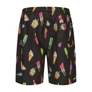 Pantalones casuales estampados de verano Pantalones cortos de malla triangular Pantalones de playa de tres cuartos Pantalones cortos personalizados de secado rápido para exteriores para hombres - Product Image 2