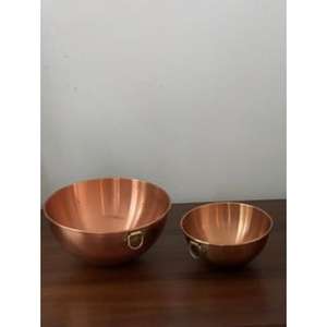 Bol de service traditionnel indien en cuivre pour la présentation de la cuisine authentique lors des dîners de famille fêtes festives ou restaurant utilisation - Product Image 5