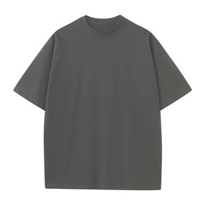 Estampado de pantalla de peso pesado 100% algodón de alta calidad hombro caído al por mayor streetwear de gran tamaño logotipo personalizado camisetas para hombres - Product Image 2