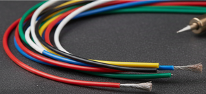 Fil de cuivre toronné étamé isolé à haute température en PTFE pour applications industrielles automobiles, tension nominale AC 250V/600V, -65-250 - Product Image 3