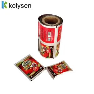 Eco-Vriendelijke Food Grade Gelamineerde Plastic Film Voedselverpakkingsfolie Plastic Zak In Rol Gemetalliseerde Film Rol