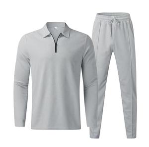 Survêtements à manches longues et à séchage rapide pour hommes Sweatshirts à fermeture éclair et quart de designer OEM Fournisseur de vêtements de golf Survêtements pour hommes de grande taille - Product Image 2