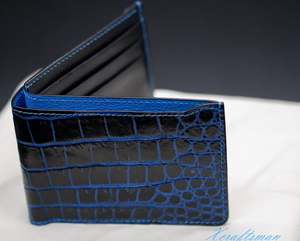 Mens alligator Wallet, Luxury Bespoke Wallet for Men, Handmade to Order, an Idea of Gift for Him. - Product Image 6