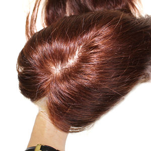 Toppers de pelo vietnamita para mujeres cabello humano 100%, tupé de cabello humano natural para mujeres trama de genio europeo virgen - Product Image 3