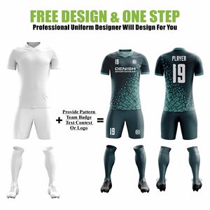 High Quality Lightweight Quick Dry Breathable Polyester Soccer Jersey Custom Football Team Kit Unisex Short Printed Wholesale - Product Image 2