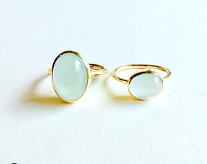 Nouvelle tendance 9x12mm Labradorite bague à facettes en argent Sterling 925 plaqué or lunette ensemble bague bijoux pour cadeau de fête des mères - Product Image 2