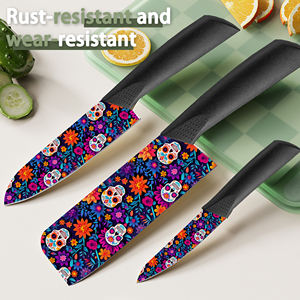 Cuchillo de Chef de Cerámica de Alta Calidad, Juego de 3 Cuchillos de Cocina con Mango de Plástico Resistente, para Acampar al Aire Libre, Gran Venta - Product Image 4