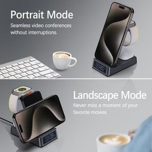 <span class=keywords><strong>Cargador</strong></span> Inalámbrico <span class=keywords><strong>Magnético</strong></span> Justlink Multifunción 5 en 1 de 15W, <span class=keywords><strong>Cargador</strong></span> <span class=keywords><strong>Magnético</strong></span> Portátil Rápido para Teléfonos - Product Image 4