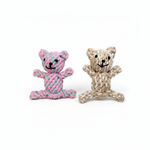 <b>Bear</b> Buddies Luxury Eco-Friendly Interactive Pet Toy Novelty Squeaky Sponge Toy for Cats Dogs Fashionable Play Feature Comes Bag - Product Image 1