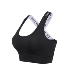 Sujetador deportivo torcido de alto impacto para mujer, camiseta sin mangas para correr y Yoga, Sujetador deportivo con tiras en la espalda cruzada de alto soporte, Top personalizado para mujer - Product Image 1