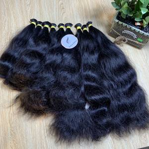 Cabello humano Natural Remy, sin procesar, virgen, vietnamita, rizado, cutícula - Product Image 5