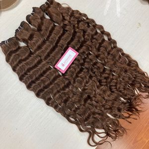 Superventas ondulado virgen cutícula alineada Remy 100 cabello humano extensiones de cabello dibujado Doble - Product Image 5