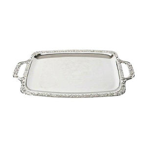 Plateau de service alimentaire en métal fait à la main de haute qualité Top vente grande vaisselle de polissage d'or pour la maison hôtel mariages et événements - Product Image 4