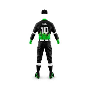 Ropa deportiva de alta calidad para hombre, uniforme de béisbol personalizado para hombre, uniforme de béisbol de último diseño, uniforme bordado impreso personalizado - Product Image 6