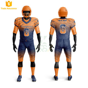 Uniformes de football américain personnalisés sublimés professionnels respirants en polyester 100% avec logo personnalisé – Vente en gros - Product Image 3
