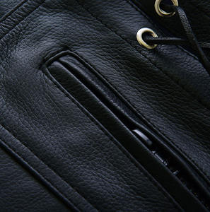 Meilleures ventes Gilet en cuir de haute qualité de style décontracté pour hommes Nouvelle mode d'hiver directement de l'usine pakistanaise - Product Image 5