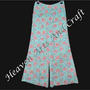 Haut de gamme femmes décontracté minceur droite jambe large pantalon bloc imprimé début automne taille haute Style Palazzo #1 vente chaude - Product Image 2