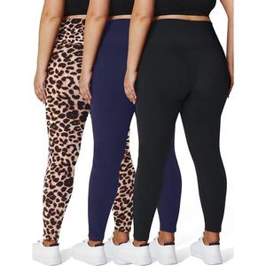 Ensemble de leggings de Yoga taille haute pour femmes vente en gros pantalon de sport Scrunch Push entraînement sans couture bout à bout pantalon serré solide Fitness - Product Image 1
