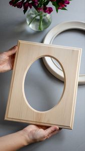 Cadre photo en bois fini à la main pour une décoration murale haut de gamme, avec des bords lisses et une protection durable de la surface. - Product Image 3