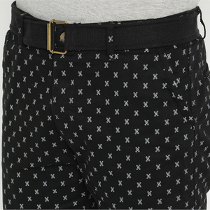 Nueva ropa de calle de alta calidad hecha a medida en blanco cómodo casualmente ajustable cordón cintura 2025 pantalones cortos de algodón para hombres - Product Image 5