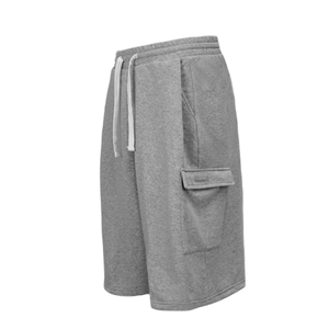 Pantaloncini Unisex estivi in cotone poliestere DOUBLE NINE DOBLN Lettering elastico in vita stile Athleisure coreano ampia tinta unita - Product Image 2