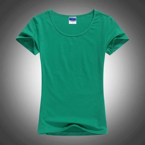 T-shirt en coton d'été mince et sexy pour femmes Logo personnalisé et impression de texte photo à manches courtes Style décontracté de base - Product Image 6