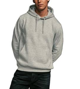 เสื้อฮู้ดของผู้ชายเสื้อฮู้ดผ้าฝ้ายโพลีเอสเตอร์100% สั่งทำโลโก้แบบสวมหัว - Product Image 1