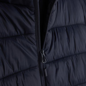 Veste matelassée en duvet de haute qualité pour hommes, streetwear au design personnalisé avec fermeture à glissière épaisse et tendance, grande taille et chaleur - Product Image 6