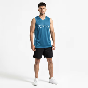 Camiseta de Baloncesto Premium Ocean Patina para Equipos de Élite, Clubes de Entrenamiento, Ropa Deportiva Transpirable de Malla - Product Image 1