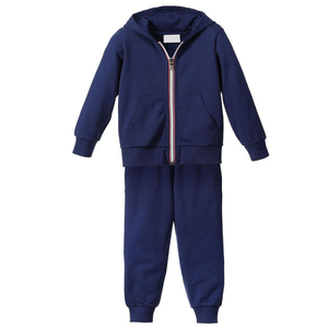 Proveedor OEM de ropa deportiva para bebés, venta al por mayor personalizada, chándal para niños de 2 piezas, ropa deportiva transpirable de invierno estampada de talla grande para niños - Product Image 4