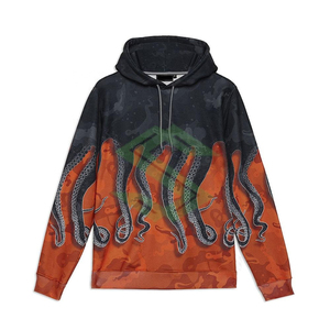 MOVA TEXTILES Sudadera con capucha de peso pesado French Terry Hoodie Drop Shoulder Bloque de color inalámbrico LOGO personalizado - Product Image 6