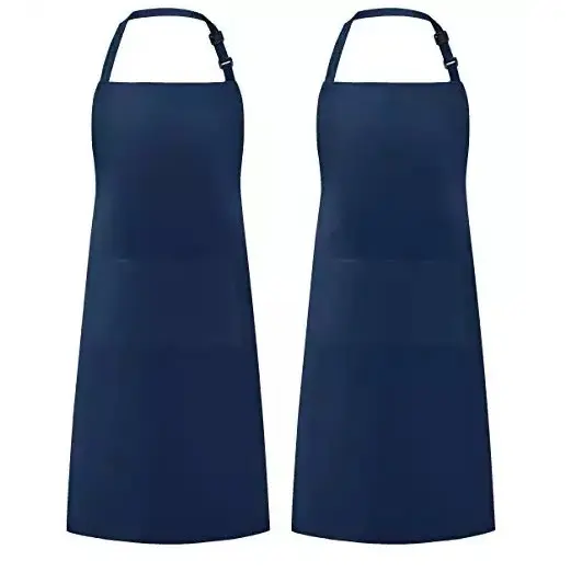 Uniforme de serveurs personnalisé bon marché, uniforme de serveur de Restaurant, uniforme de Chef pour ensembles unisexes, Polyester coton bleu quantité grossiste