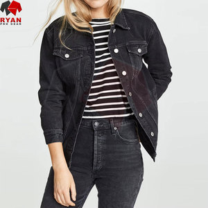 Chaqueta Vaquera de Moda para Mujer, Chaqueta de Mezclilla de Algodón Premium al por Mayor, Marca Privada OEM - Product Image 1