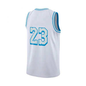 100% poliéster personalizado sublimación impresión logo baloncesto Jersey mejor calidad 100% poliéster baloncesto Jersey cómodo - Product Image 4