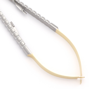 Portaagujas TC Castroviejo, Instrumentos Quirúrgicos, Acero Inoxidable, Calidad Estándar, Uso Hospitalario - Product Image 3